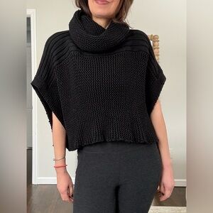 Marc Jacobs Sweater Funnel Neck Capelet Wool